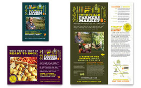 Farmers Market Flyer & Ad Template - Word, Publisher, InDesign, Illustrator, Pages, QuarkXPress, CorelDraw