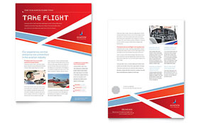 Aviation Flight Instructor Datasheet Template - Word, Publisher, InDesign, Illustrator, Pages, QuarkXPress, CorelDraw