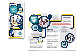 Moving Service Trifold Brochure Template - Word, Publisher, InDesign, Illustrator, Pages, QuarkXPress, CorelDraw