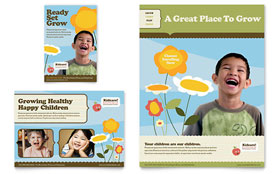 Child Development School Flyer & Ad Template - Word, Publisher, InDesign, Illustrator, Pages, QuarkXPress, CorelDraw