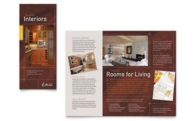 Home Remodeling Trifold Brochure Template - Word, Publisher, InDesign, Illustrator, Pages, QuarkXPress, CorelDraw