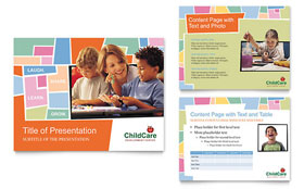 Preschool Kids & Day Care Presentation Template - PowerPoint