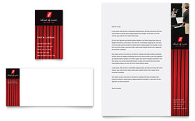 Music School Business Card & Letterhead Template - Word, Publisher, InDesign, Illustrator, Pages, QuarkXPress, CorelDraw
