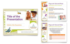 Kindergarten Presentation Template - PowerPoint