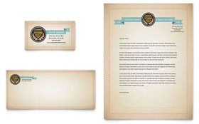 Tutoring School Business Card & Letterhead Template - Word, Publisher, InDesign, Illustrator, Pages, QuarkXPress, CorelDraw