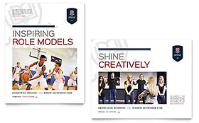 High School Poster Template - Word, Publisher, InDesign, Illustrator, Pages, QuarkXPress, CorelDraw