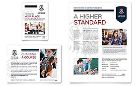 High School Flyer & Ad Template - Word, Publisher, InDesign, Illustrator, Pages, QuarkXPress, CorelDraw