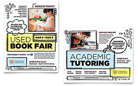 Elementary School Poster Template - Word, Publisher, InDesign, Illustrator, Pages, QuarkXPress, CorelDraw