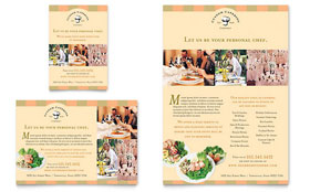 Catering Company Flyer & Ad Template - Word, Publisher, InDesign, Illustrator, Pages, QuarkXPress, CorelDraw