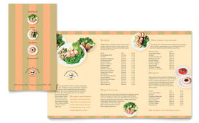 Catering Company Takeout Menu Template - Word, Publisher, InDesign, Illustrator, Pages, QuarkXPress, CorelDraw