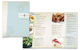 Cafe Deli Menu Template - Word, Publisher, InDesign, Illustrator, Pages, QuarkXPress, CorelDraw