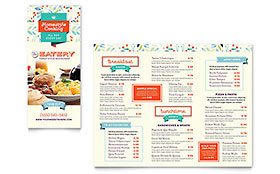 Family Restaurant Takeout Menu Template - Word, Publisher, InDesign, Illustrator, Pages, QuarkXPress, CorelDraw