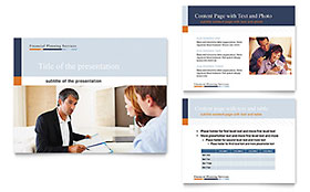 Financial Consultant Presentation Template - PowerPoint