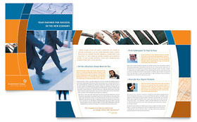 Investment Services Brochure Template - Word, Publisher, InDesign, Illustrator, Pages, QuarkXPress, CorelDraw