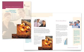 Investment Company Brochure Template - Word, Publisher, InDesign, Illustrator, Pages, QuarkXPress, CorelDraw
