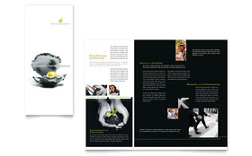 Wealth Management Services Trifold Brochure Template - Word, Publisher, InDesign, Illustrator, Pages, QuarkXPress, CorelDraw