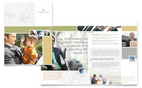 Investment Advisor Brochure Template - Word, Publisher, InDesign, Illustrator, Pages, QuarkXPress, CorelDraw