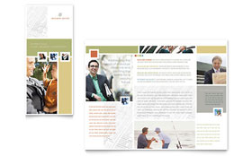 Investment Advisor Trifold Brochure Template - Word, Publisher, InDesign, Illustrator, Pages, QuarkXPress, CorelDraw
