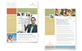 Investment Advisor Datasheet Template - Word, Publisher, InDesign, Illustrator, Pages, QuarkXPress, CorelDraw