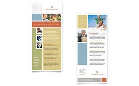 Investment Advisor Rack Card Template - Word, Publisher, InDesign, Illustrator, Pages, QuarkXPress, CorelDraw