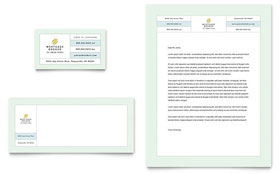Mortgage Lenders Business Card & Letterhead Template - Word, Publisher, InDesign, Illustrator, Pages, QuarkXPress, CorelDraw
