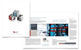 Investment Bank Brochure Template - Word, Publisher, InDesign, Illustrator, Pages, QuarkXPress, CorelDraw