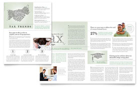 Accounting & Tax Services Newsletter Template - Word, Publisher, InDesign, Illustrator, Pages, QuarkXPress, CorelDraw