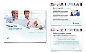 Accounting Firm Presentation Template - PowerPoint