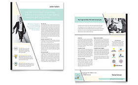 Venture Capital Firm Datasheet Template - Word, Publisher, InDesign, Illustrator, Pages, QuarkXPress, CorelDraw