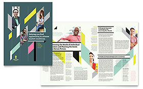 Personal Finance Brochure Template - Word, Publisher, InDesign, Illustrator, Pages, QuarkXPress, CorelDraw