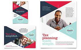 Tax Preparer Flyer & Ad Template - Word, Publisher, InDesign, Illustrator, Pages, QuarkXPress, CorelDraw