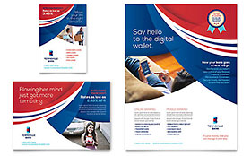 Bank Flyer & Ad Template - Word, Publisher, InDesign, Illustrator, Pages, QuarkXPress, CorelDraw