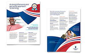 Bank Datasheet Template - Word, Publisher, InDesign, Illustrator, Pages, QuarkXPress, CorelDraw