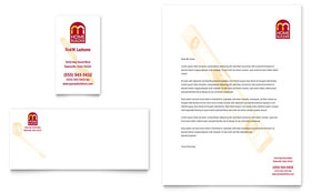 Home Builder & Contractor Business Card & Letterhead Template - Word, Publisher, InDesign, Illustrator, Pages, QuarkXPress, CorelDraw