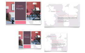 Interior Designer Note Card Template - Word, Publisher, InDesign, Illustrator, Pages, QuarkXPress, CorelDraw
