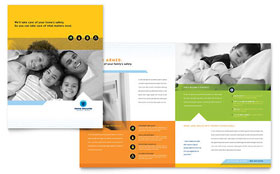 Home Security Systems Brochure Template - Word, Publisher, InDesign, Illustrator, Pages, QuarkXPress, CorelDraw