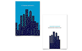 We've Moved Announcement Template - Word, Publisher, InDesign, Illustrator, Pages, QuarkXPress, CorelDraw