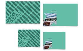 Office Moving Note Card Template - Word, Publisher, InDesign, Illustrator, Pages, QuarkXPress, CorelDraw