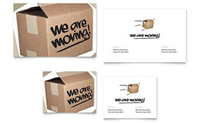 We're Moving Note Card Template - Word, Publisher, InDesign, Illustrator, Pages, QuarkXPress, CorelDraw