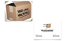 We're Moving Announcement Template - Word, Publisher, InDesign, Illustrator, Pages, QuarkXPress, CorelDraw