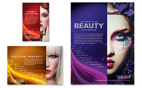 Makeup Artist Flyer & Ad Template - Word, Publisher, InDesign, Illustrator, Pages, QuarkXPress, CorelDraw