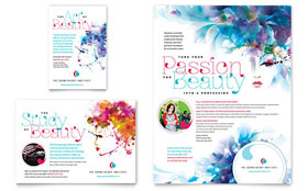 Cosmetology Flyer & Ad Template - Word, Publisher, InDesign, Illustrator, Pages, QuarkXPress, CorelDraw