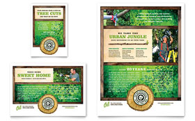 Tree Service Flyer & Ad Template - Word, Publisher, InDesign, Illustrator, Pages, QuarkXPress, CorelDraw