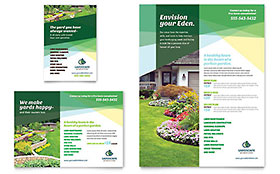 Landscaper Flyer & Ad Template - Word, Publisher, InDesign, Illustrator, Pages, QuarkXPress, CorelDraw