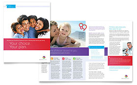 Medical Insurance Brochure Template - Word, Publisher, InDesign, Illustrator, Pages, QuarkXPress, CorelDraw