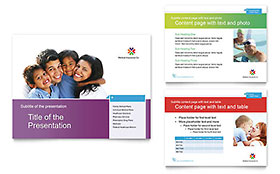 Medical Insurance Presentation Template - PowerPoint