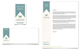 Law Firm Business Card & Letterhead Template - Word, Publisher, InDesign, Illustrator, Pages, QuarkXPress, CorelDraw
