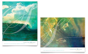 Symphony Orchestra Concert Event Poster Template - Word, Publisher, InDesign, Illustrator, Pages, QuarkXPress, CorelDraw