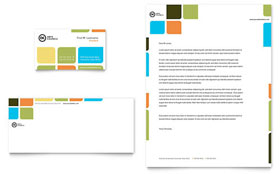 Arts Council & Education Business Card & Letterhead Template - Word, Publisher, InDesign, Illustrator, Pages, QuarkXPress, CorelDraw