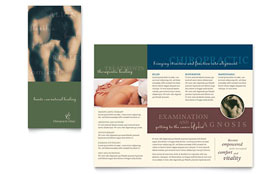 Chiropractor Trifold Brochure Template - Word, Publisher, InDesign, Illustrator, Pages, QuarkXPress, CorelDraw